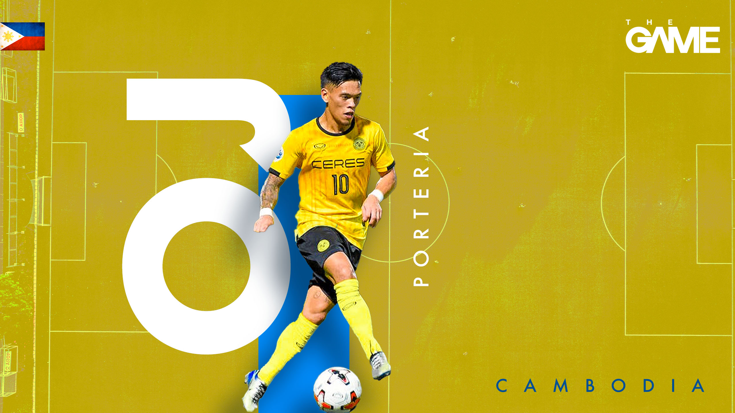 Football player OJ Porteria