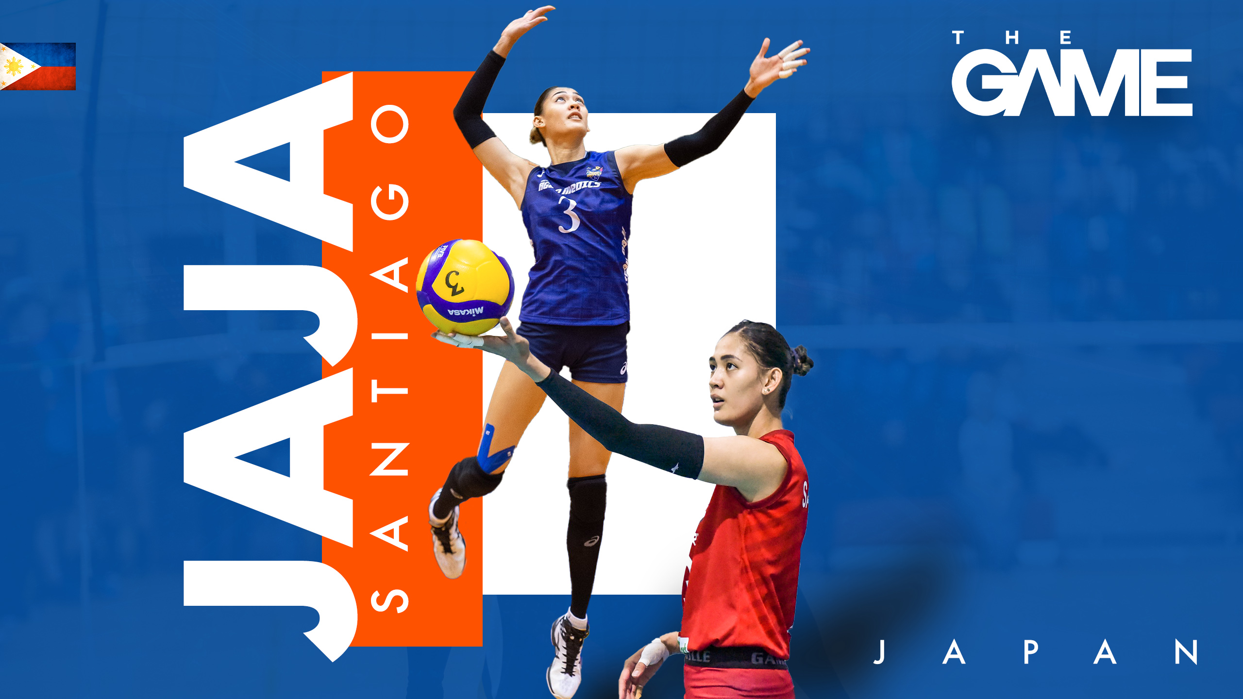 Volleyball player Jaja Santiago