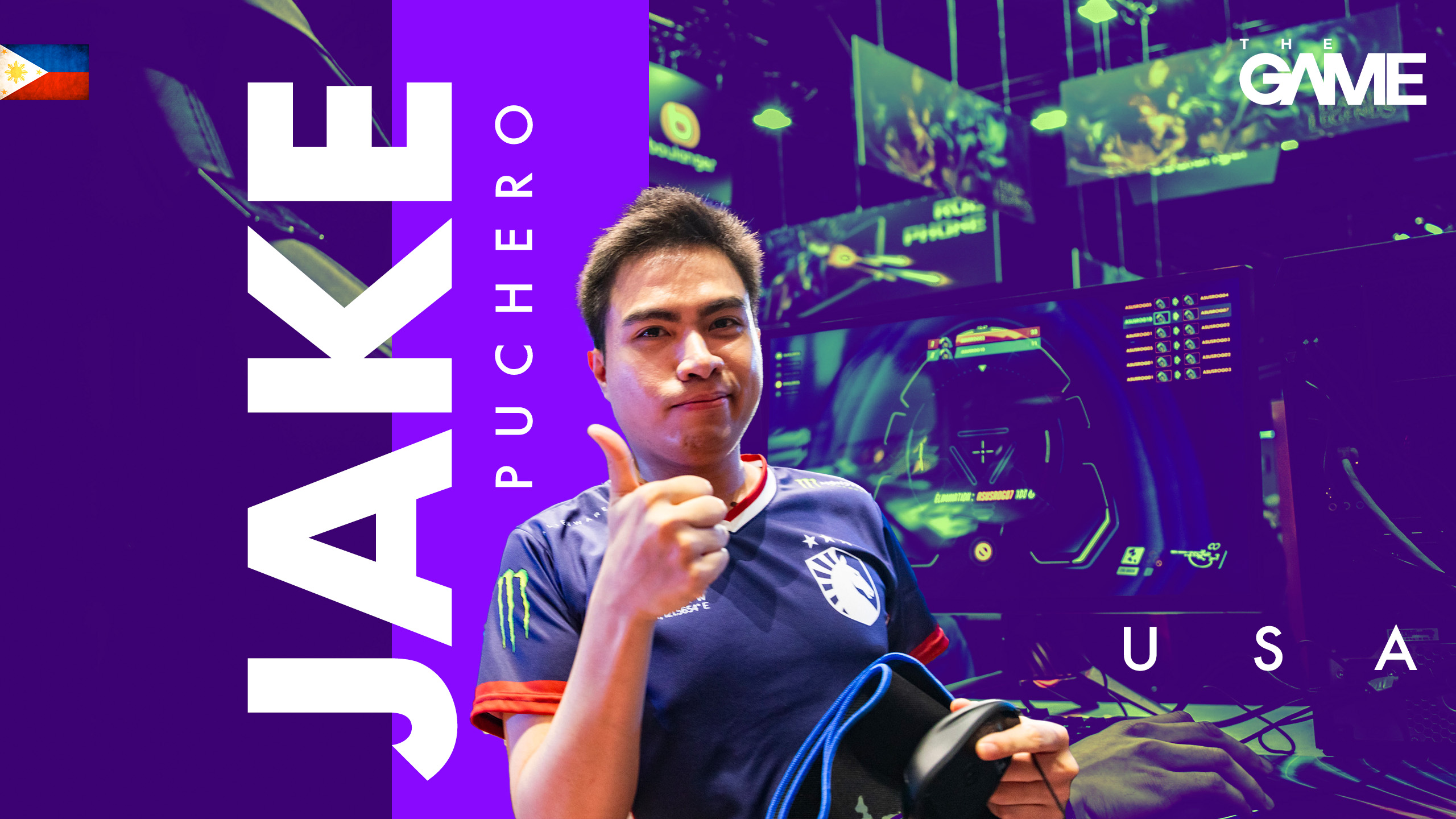 Esports athlete Jake Puchero
