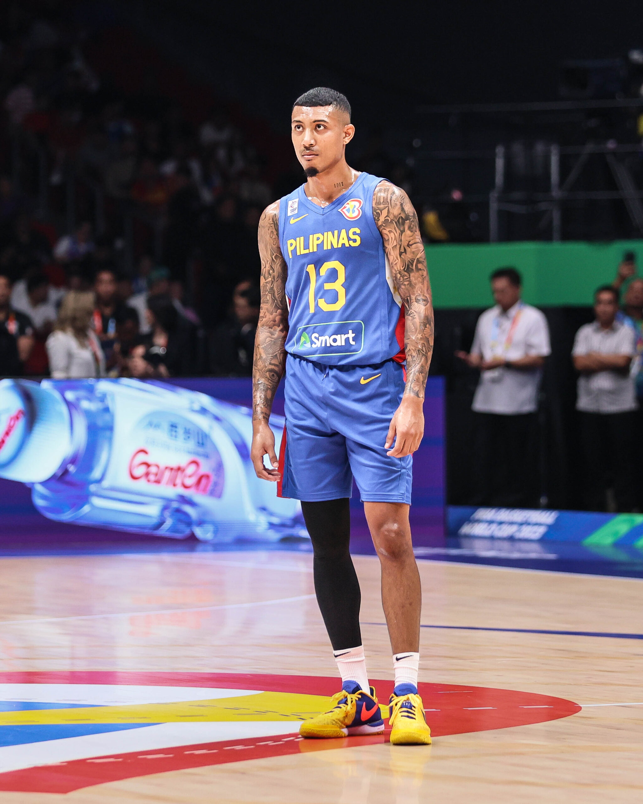 Jamie Malonzo at the 2023 FIBA World Cup