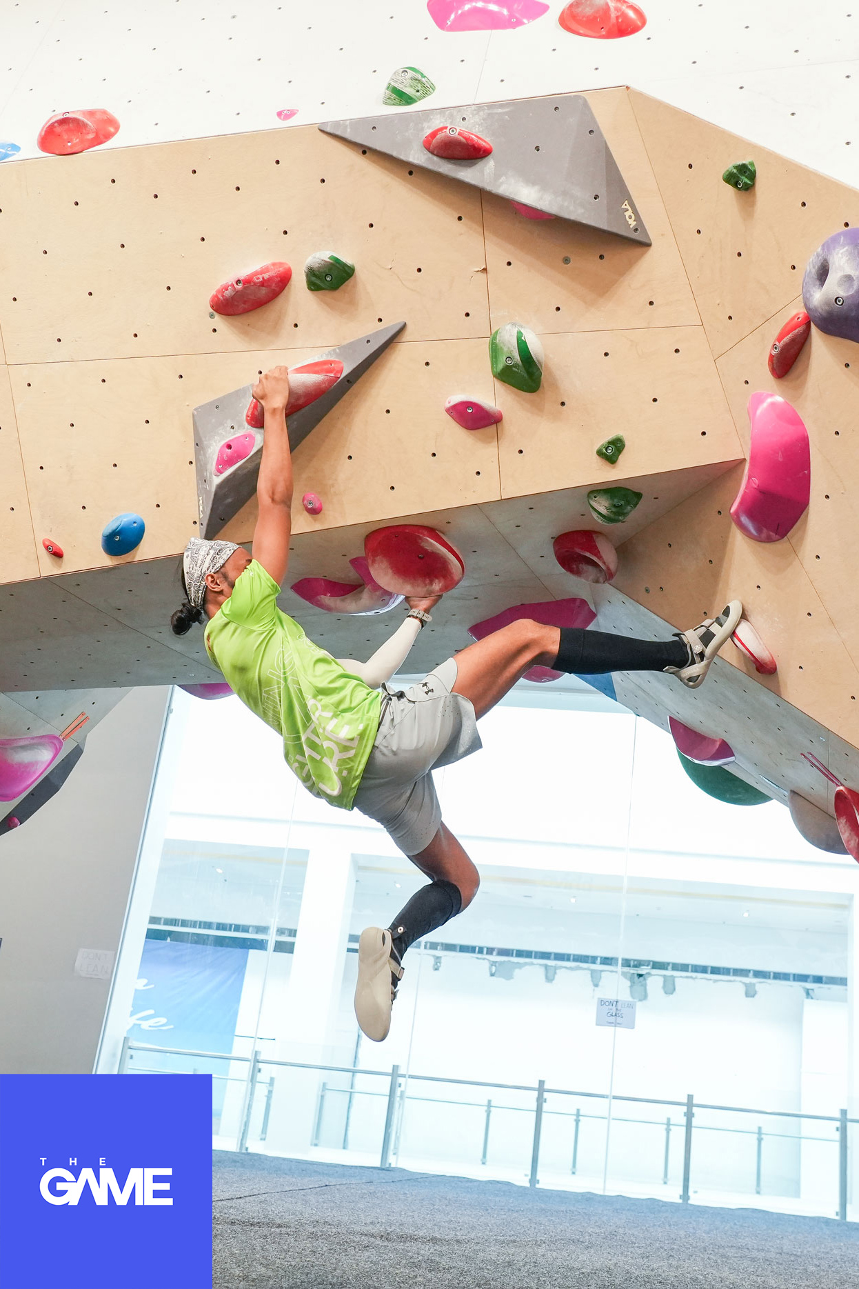 The GAME tries climbing at The Bouldering Hive (bhive) in Greenhills branch