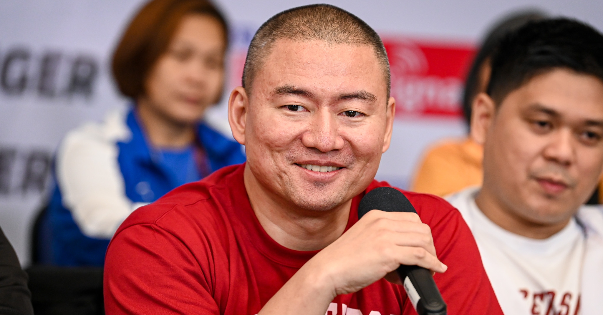 A shot of new UP head coach Benson Bocboc