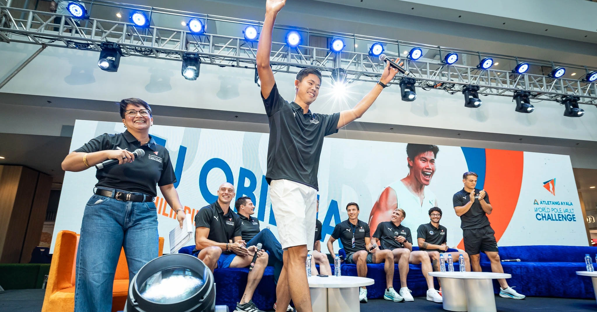 Filipino Fanfare Brings the Hype to the Atletang Ayala World Pole Vault Challenge