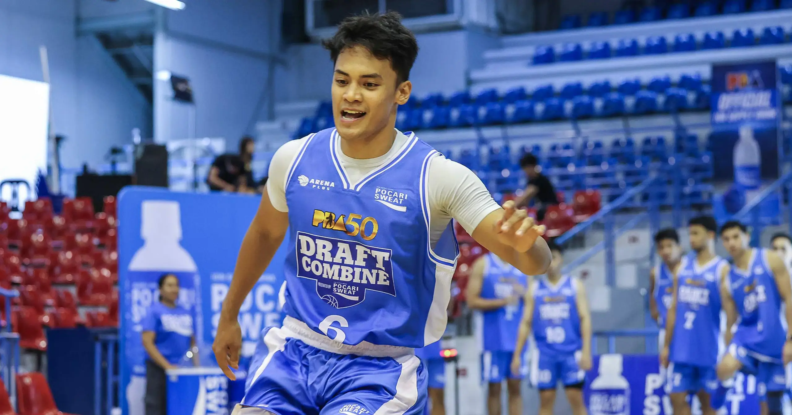Dalph Panopio at the PBA Draft Combine 2025